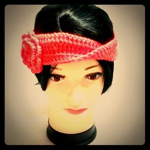 Handmade Twisted Headband With Flower